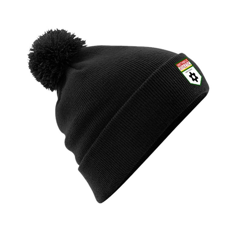 Smethwick Athletic - Original Pom Pom Beanie - Black