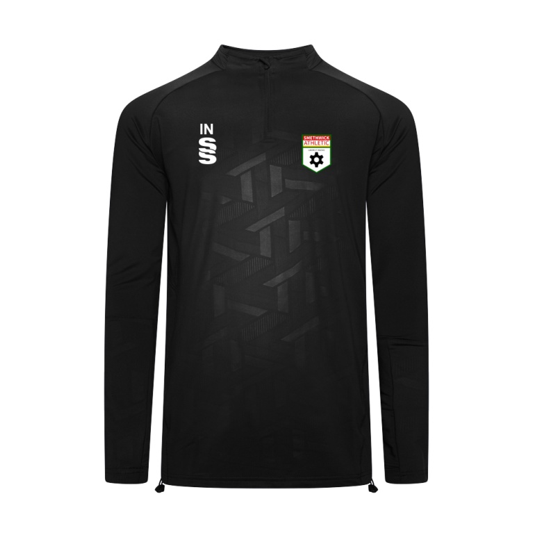 Smethwick Athletic - Impact 1/4 Zip Performance Top - Black
