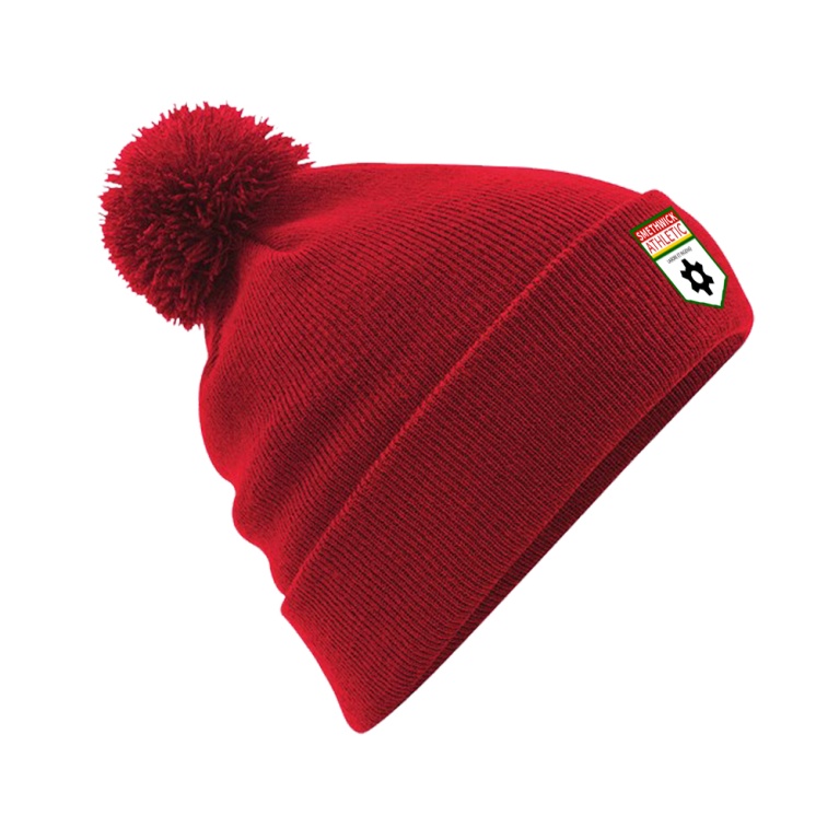 Smethwick Athletic - Original Pom Pom Beanie - Red